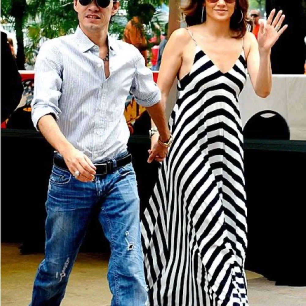 RARE A.L.C. Womens Striped Chevron Maxi Dress White Black Size Extra Small 2011 - Picture 13 of 13